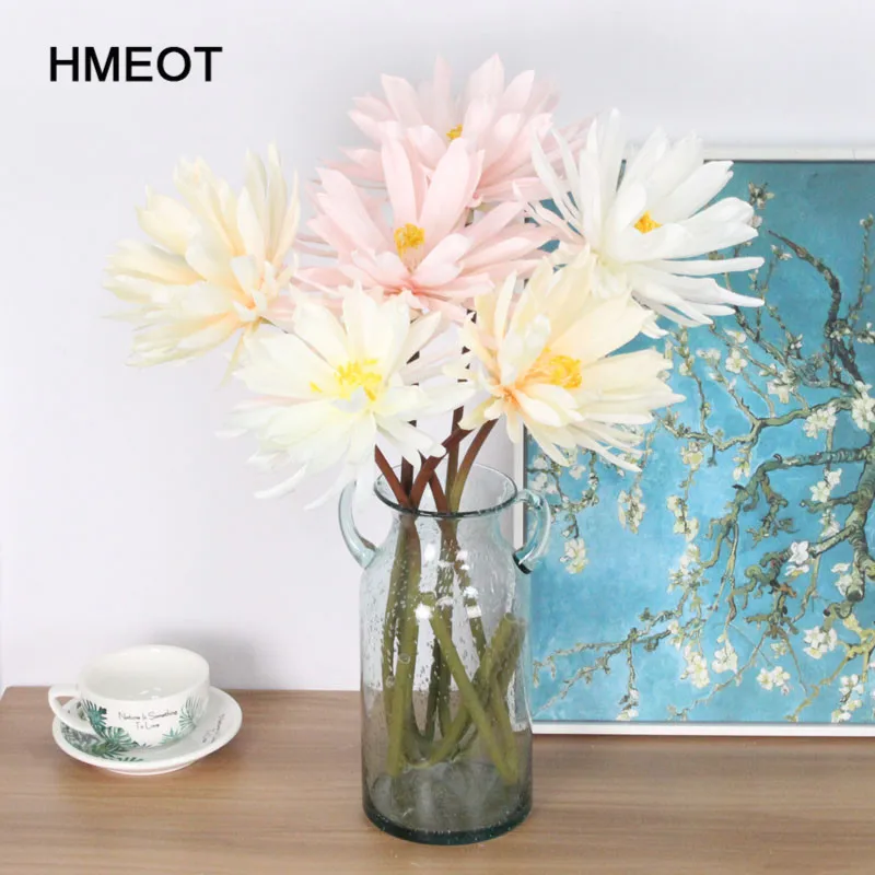 High Quality Epiphyllum DIY Silk Artificial Flower Valentine's Day Romantic Bouquet Wedding Living Room Home Decorative Flowersr | Дом и