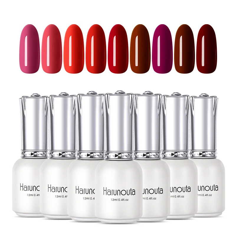 

1 Bottle Red Series UV LED Nail Gel Polish Soak Off Purple Blue Pure Nail Color Coat Nail Art Gel Varnish Manicure Nail Art