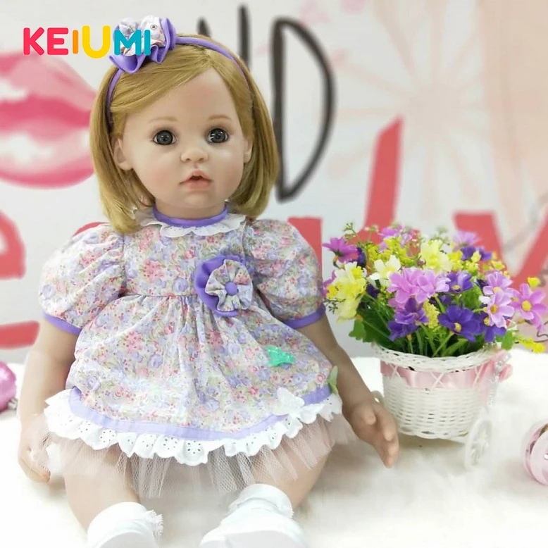 

Hot Sale Soft Silicone Reborn Doll 24'' 60cm Lifelike Newborn Princess Babies Doll Reborn Boneca Menina Kids Playmates Xmas Gift