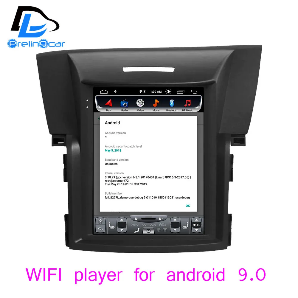 32G rom вертикальный экран android автомобильный gps мультимедийный видео радио плеер в тире для Honda CRV 2012- лет автомобильный navigaton стерео