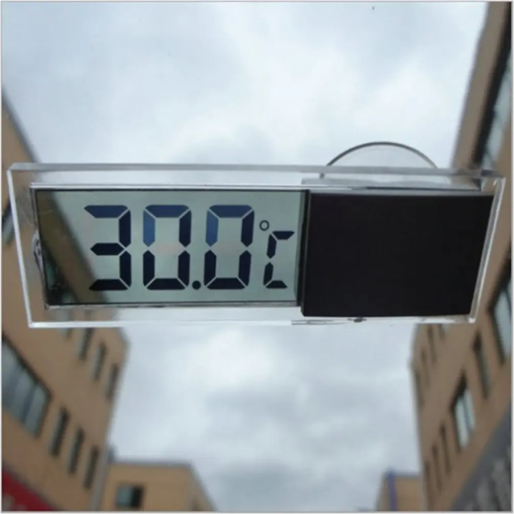 Присоска дизайн ЖК Автомобильный цифровой термометр Цельсия по Фаренгейту внешний датчик электронный тестер