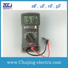 20mF, 2000 мкФ, 200 мкФ, 20 мкФ, 2 мкФ, 200nF, 20nF, 2000pF, 200pF цифровой электрический тестер емкость ЖК-дисплей Дисплей Емкость тестер мультиметр