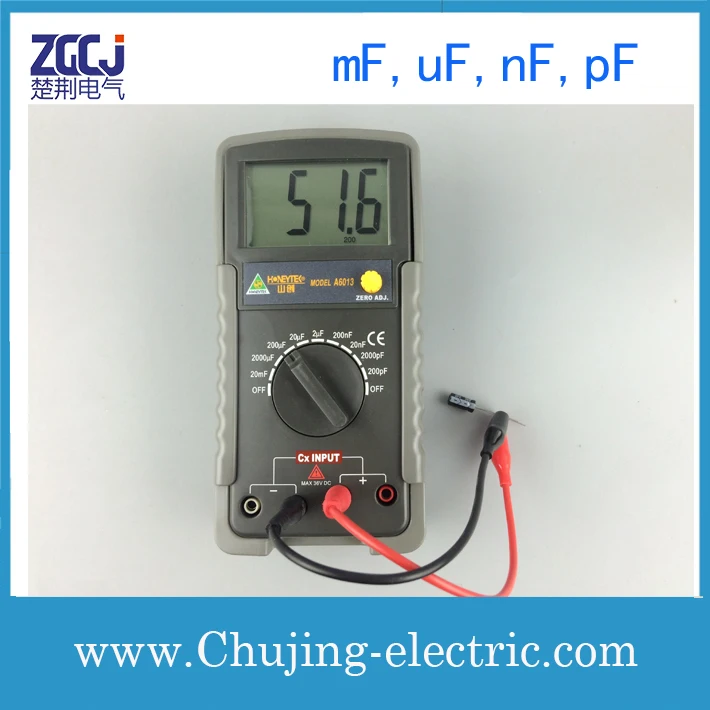 20mF 2000uF 200 UF 20 UF 2 UF 200nF 20nF 2000pF 200pF 