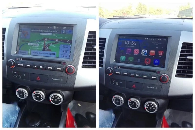 DSP Android 9,1 автомобильный dvd gps мультимедийный плеер Авто Радио для Mitsubishi Outlander 2006- peugeot 4007/Citroen C-Crosser 64 ГБ