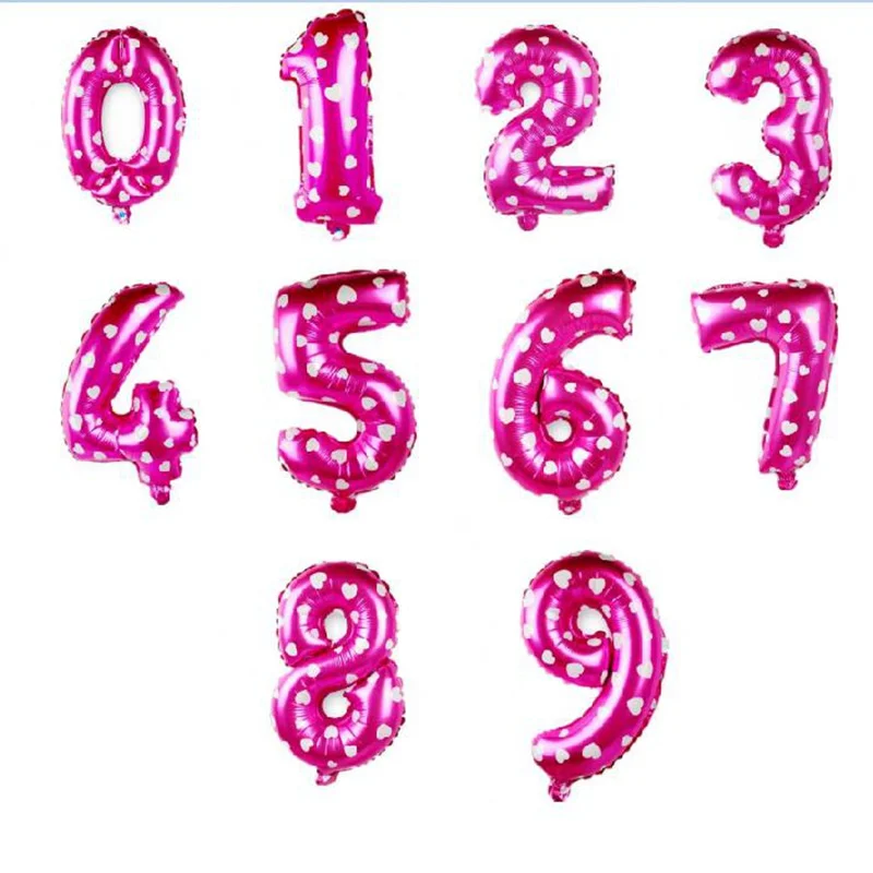 40 32 16 дюймов розовый Золотой фольгированный шар большой набор гелиевых шаров свадебное украшение день рождения сувениры Сувениры воздушный шар