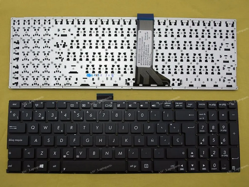 SP SpanishTeclado клавиатура для ASUS F554L F554LA F554LD F554LI F554LN F554LP ноутбук черный без рамки