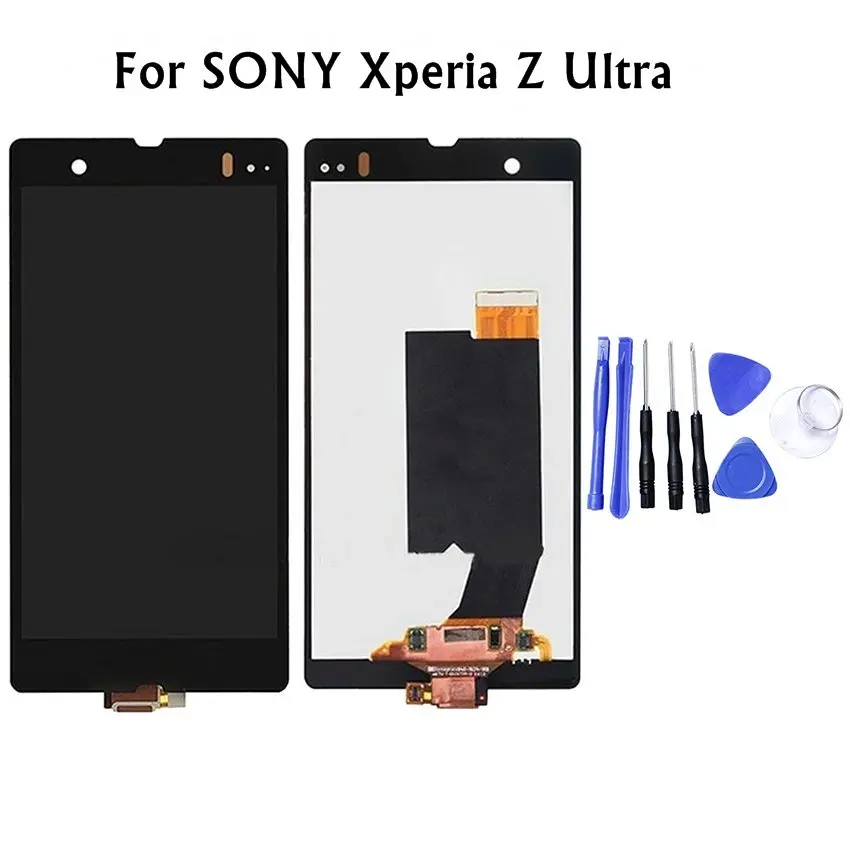 ЖК-дисплей для Sony Xperia Z Ultra XL39h XL39 C6802 C6806 панель с сенсорным экраном и дигитайзером