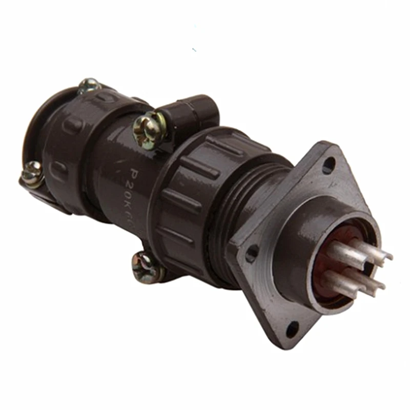 

P20 4-core 25A aviation plug connector P20K6Q P20J6A P20J6Q 910K6A positive and negative circular connector