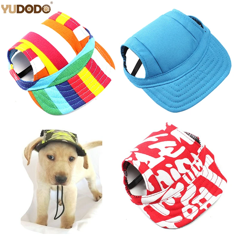 Buy Outdoor Dog Baseball Hat Canvas Summer Breathable