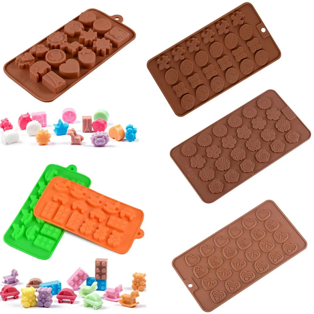 1 PC Silicone Chocolate Mold Kitchen Bakeware Supplies Baking Pastry