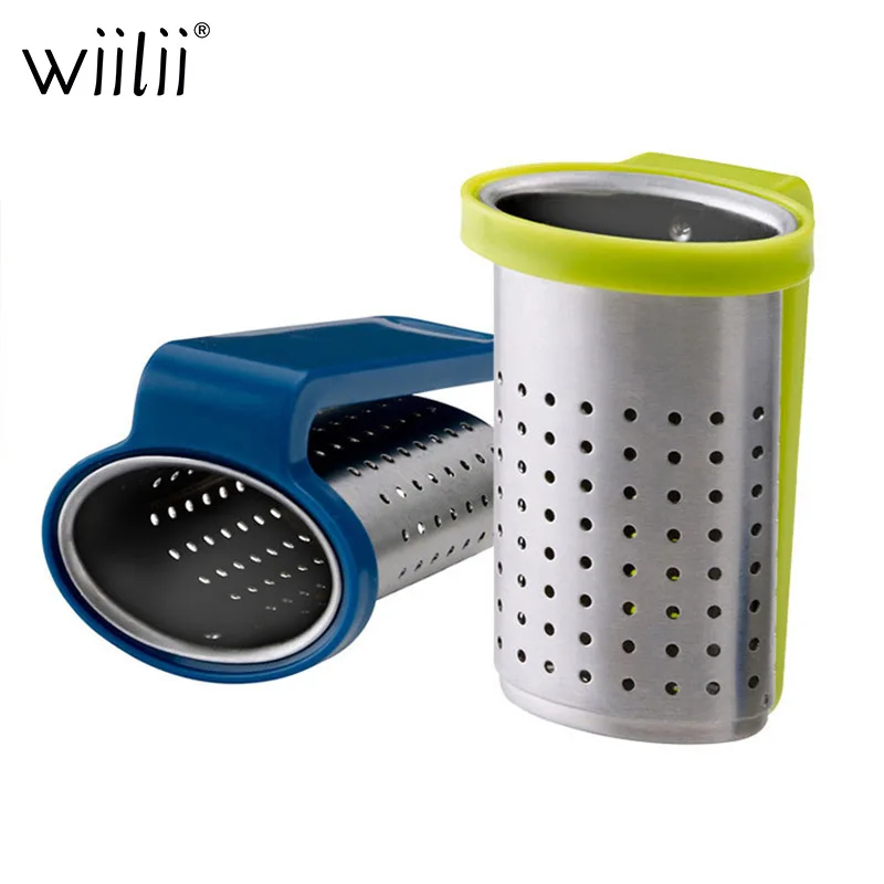 

Stainless Steel Tea Infuser with Handle Reusable Basket Fine Mesh Tea Strainer For Coffee Filters Loose Tea Leaf Teaware