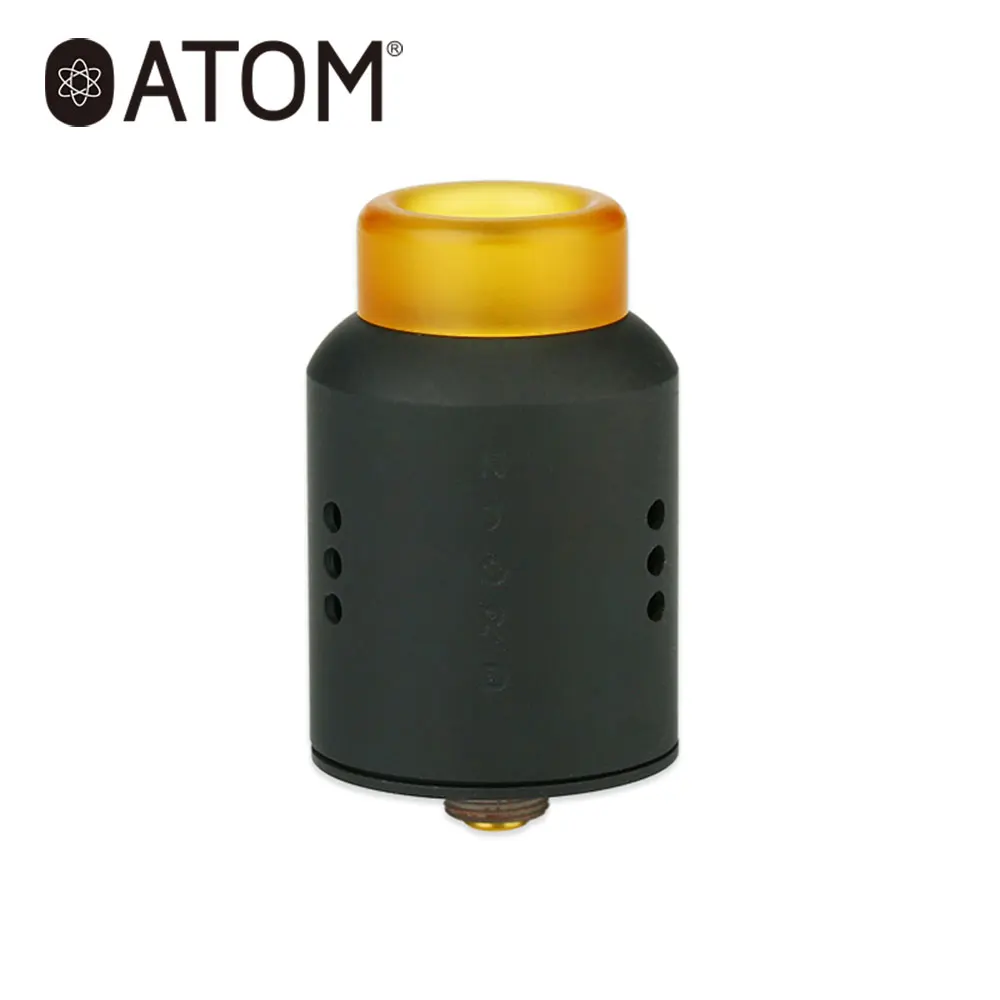 

Original AtomVapes Njord RDA Atomizer Tank 24mm E Cigarette Two Posts Build Deck Triple Angled Airflow for Atom Sandman Mech MOD