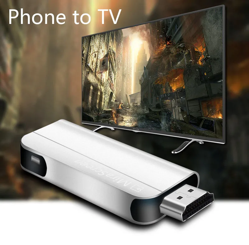 Универсальный 1080P HD 2,4G Флешка для wifi и телевидения Беспроводной HDMI ключ Miracast обмена потоковыми мультимедийными данными(Airplay DLNA Экран зеркального отображения Дисплей приемник