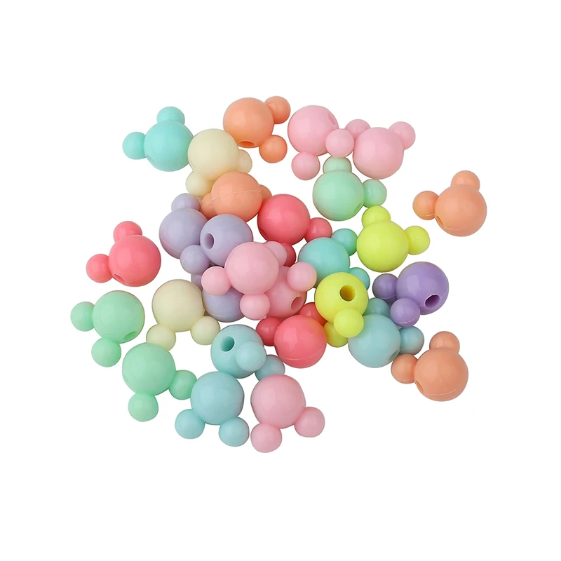 

QIYIGE 15x16mm Acrylic Monkey Shape Bead For DIY Making Jewelry And Bracelets Necklaces Decoration 30PCS