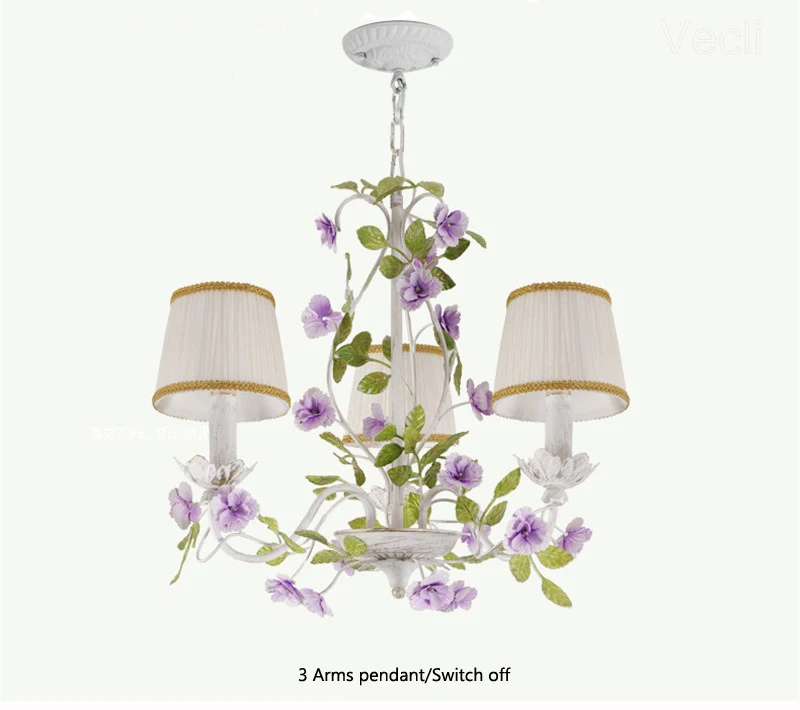 Luzes de Iluminação para Sala Luxo Rústico Rural Europeu Jardim Folha Flor Hotel Lobby Quarto Lustre Gotas Estar 23 Luxo rústico rural europeu jardim folha flor