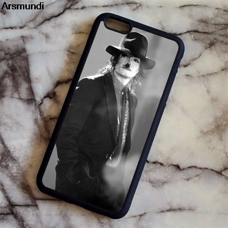 

Arsmundi Michael Jackson MJ Dangerous Phone Cases for iPhone 4S/5C/55/6S/7/8/X/PLUS for Samsung Case Soft TPU Rubber Silicone