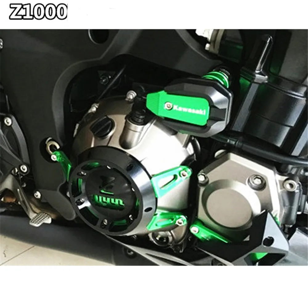 Для KAWASAKI Z1000 Z 1000 2003- Мотоцикл с ЧПУ алюминиевая защита от падения Рамка слайдер Накладка для защиты от падения для обтекателя протектор