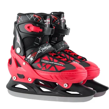 

Professional Ice Skates Shoes For Adult Child Speed Racing Skating Shoes Short/Long Track Blade Knife Ice Hockey Shoes