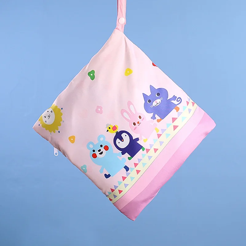 Многофункциональный органайзер для детских подгузников многоразовый Водонепроницаемый модный принт влажная сухая сумка Мумия сумка для хранения дорожная сумка для подгузников - Цвет: C