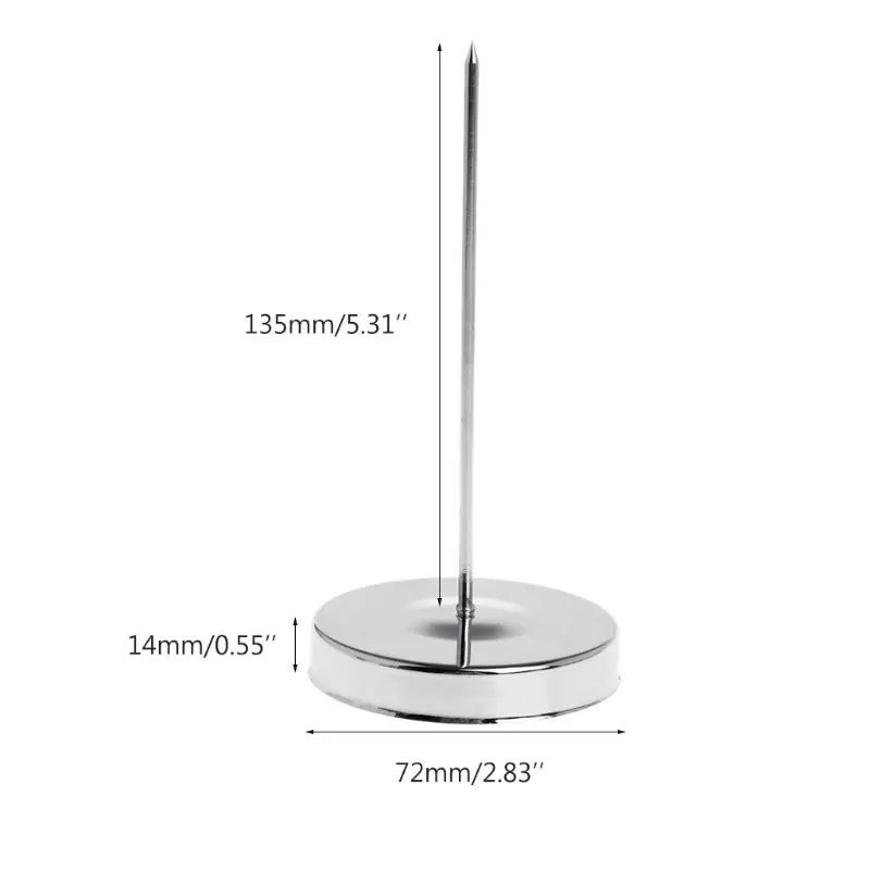 Нержавеющая сталь прямой стержень Бумага Памятка держатель счета вилка для получения Примечание Спайк палочка кухонные аксессуары инструменты