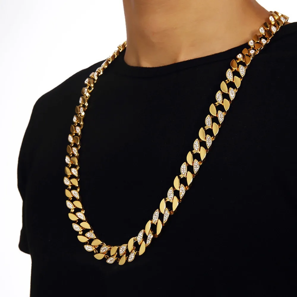 High Quality and Hip Hop Style Gold Finish Iced Out Chain Men Jewelry ...