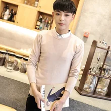##Special Price Fake Two Pieces 2019 Classic Simplicity Pullover Sweater Men Solid Long Sleeves Grey Black Thin Regular Mens Sweaters free ship ##Special Price Fake Two Pieces 2019 Classic Simplicity Pullover Sweater Men Solid Long Sleeves Grey Black Thin Regular Mens Sweaters free ship