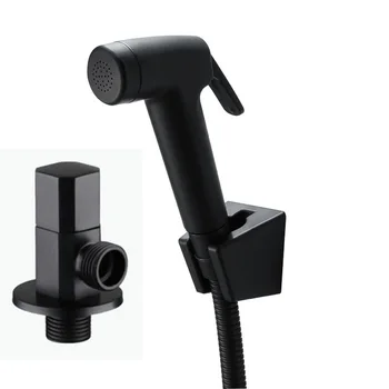 Black Handheld Bidet Toilet Sprayer Set