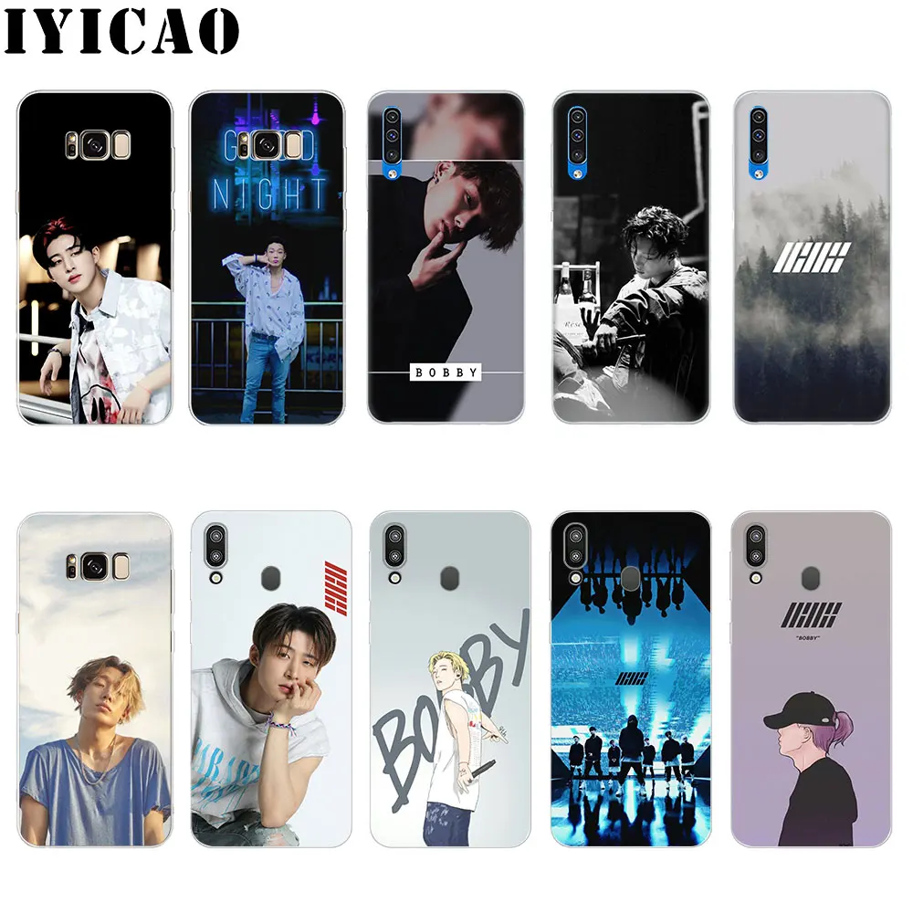 IYICAO Ikon KPOP Бобби б жесткий чехол для Samsung Galaxy S6 S7 край S8 S9 S10 плюс S10e Note 8 9 крышка |