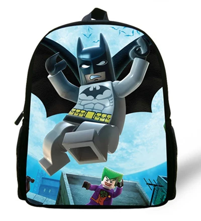 12-дюймовый рюкзак Бэтмен детская школьная сумка, одежда для сна с изображением Бэтмена, Детские рюкзаки для мальчиков Детский сад для школы в возрасте от 1 года до 6 лет Повседневное рюкзака - Цвет: mC35
