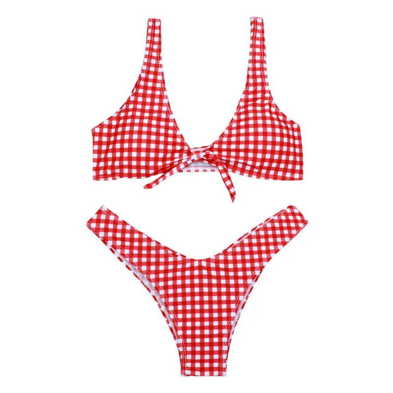 

2018 New Sexy Women Bikini Two Pieces Swimsuit Female Swimwear Women Bikini Set Thong Bottom Bathing Suit Swim Wear Bather