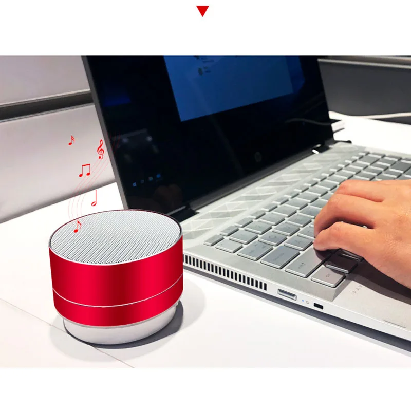 Мини Bluetooth динамик беспроводной стерео портативный Led музыка играть Поддержка TF