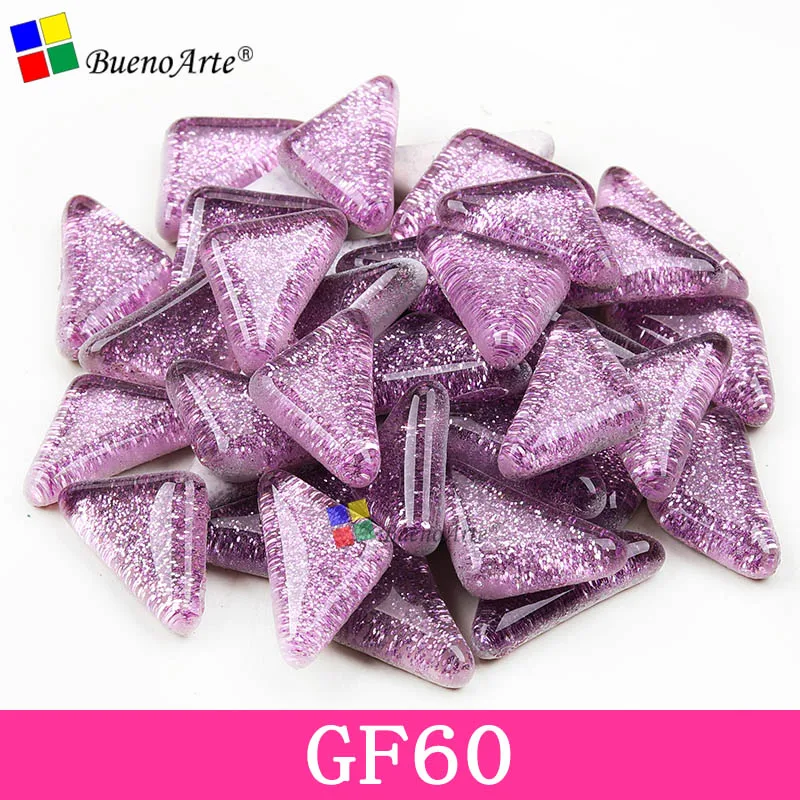 GF60 200 г блестящая Хрустальная мозаика материал корпуса DIY Сыпучие кристаллы стеклянная мозаичная плитка, DIY хобби, DIY мозаика материал для творчества поставщик - Цвет: GF60