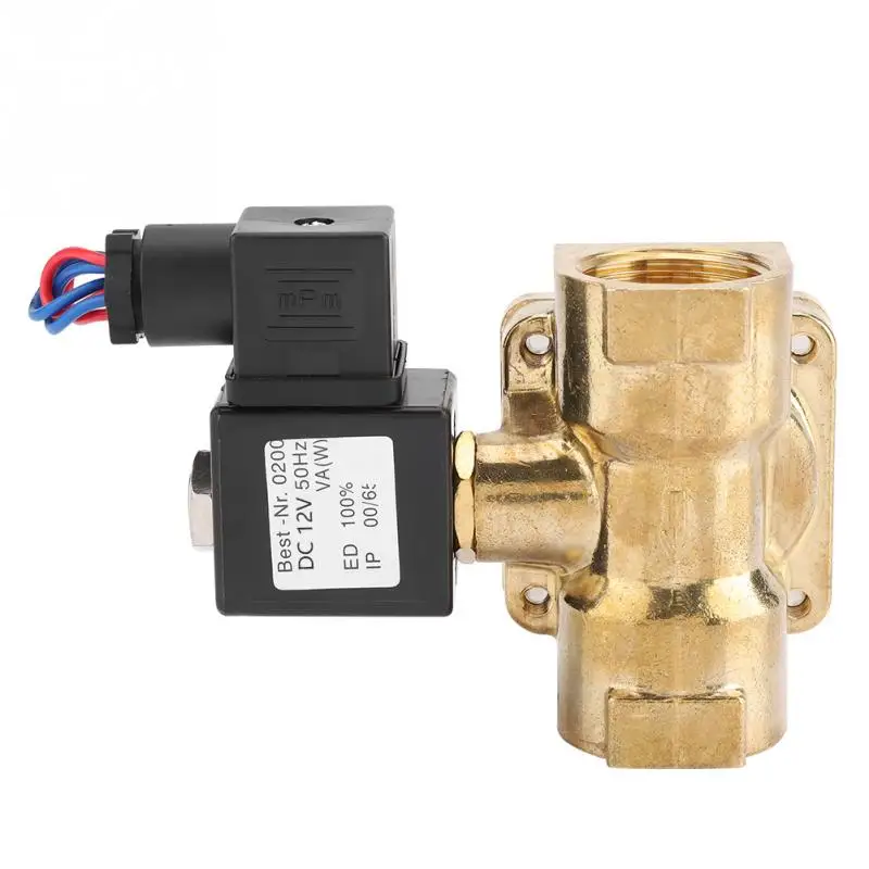 1 шт. электромагнитный клапан 12VDC/24/AC110V/220 V G1 1.6MPA 2 Way N/C мембранный Электрический