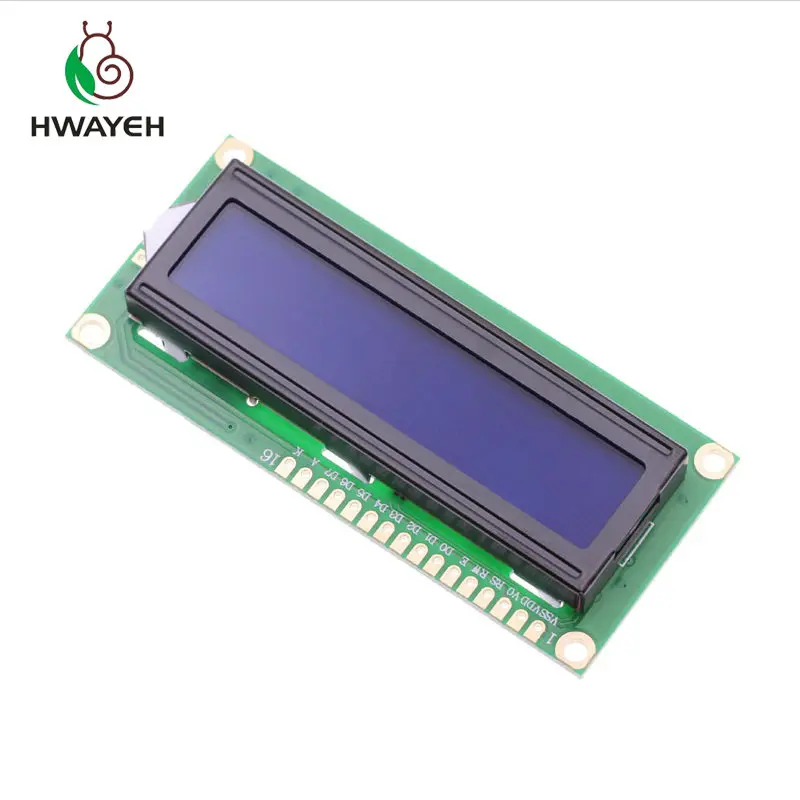 5 шт. lcd 1602 lcd 1602 5V 16x2 символьный ЖК-дисплей модуль контроллера синий черный свет для arduino