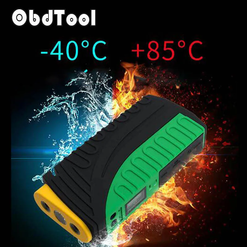 

12V Multi-Function 68800mah Car Jump Starter 4USB Power Bank LED Display SOS Lights 600A Peak Car Charger Better than 16000mah