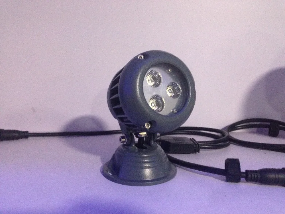 24W RGBW IP65 outdoor led landscape light, 3x8w led garden lighting with WIFI/RF/DMX Controlled