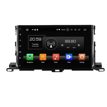 

4GB+32GB Octa Core 10.1" Android 8.0 Car Radio DVD Multimedia for Toyota Highlander 2015 2016 2017 GPS WIFI Bluetooth USB DVR