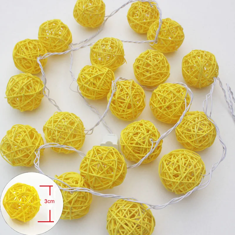 LED-String-Holiday-Decoration-Lights-20-Yellow-Rattan-Ball-Lights-AC-Plug-Battery-Operated-LED-Wedding
