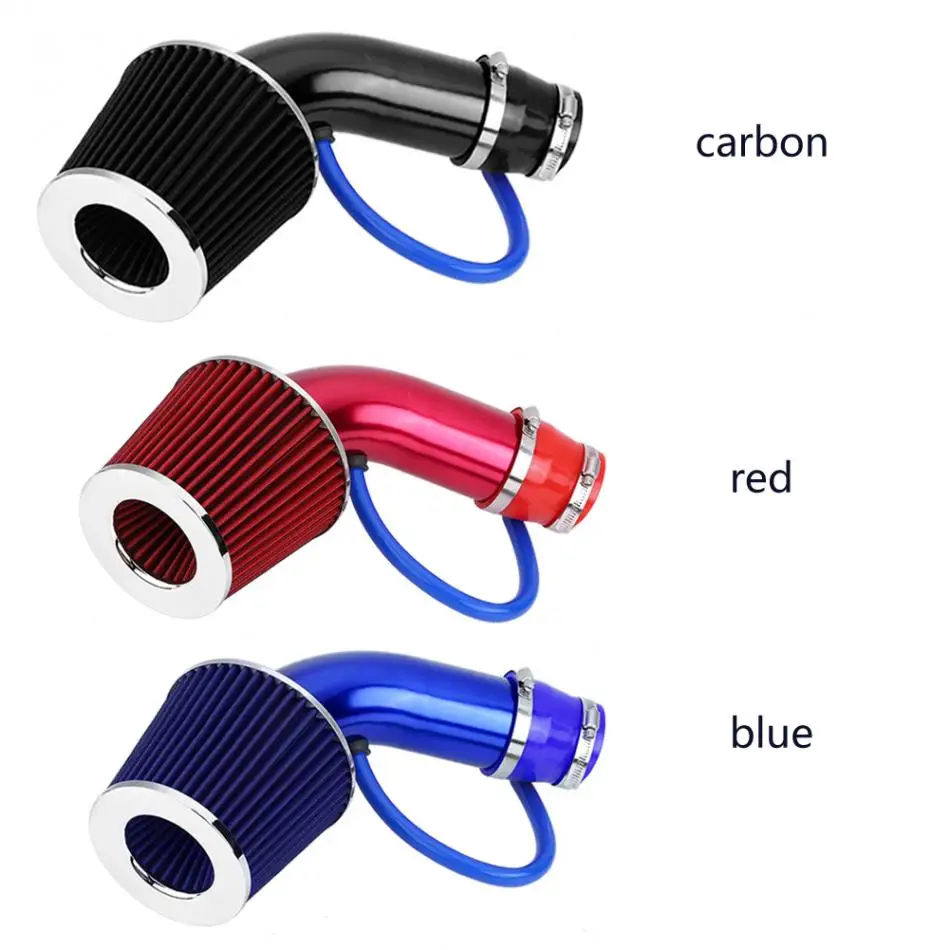 76mm 3 Inch Cold Air Intake Hose Car Cold Air Intake Filter Aluminum