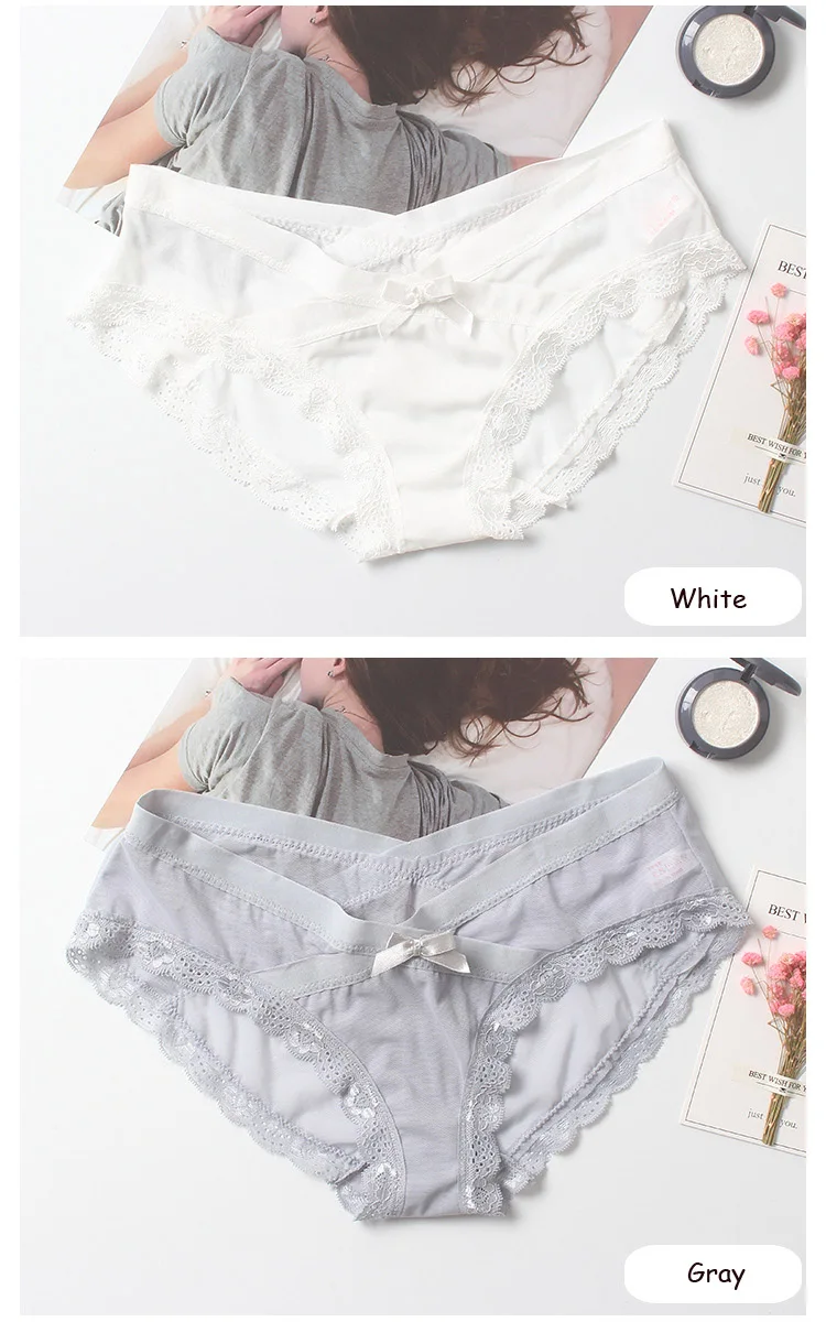 Big Size M-XXL Seamless Women's Sexy Lace Lady Panties Seamless Cotton Briefs Plus Size Girls Underwear (20)