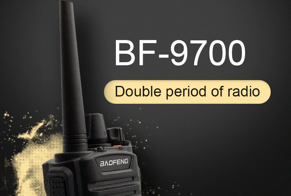 8 Вт Baofeng BF-9700 портативная рация Водонепроницаемый UHF двухстороннее радио Ручной Hf любительский приемопередатчик BF 9700 Ham CB радиостанция PMR