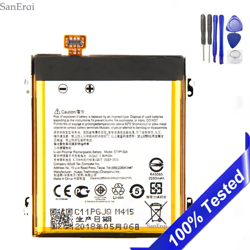 

C11P1324 Battery For ASUS ZenFone 5 Z5 T00J A500G A501CG A500CG A500KL Batterie Bateria SanErqi
