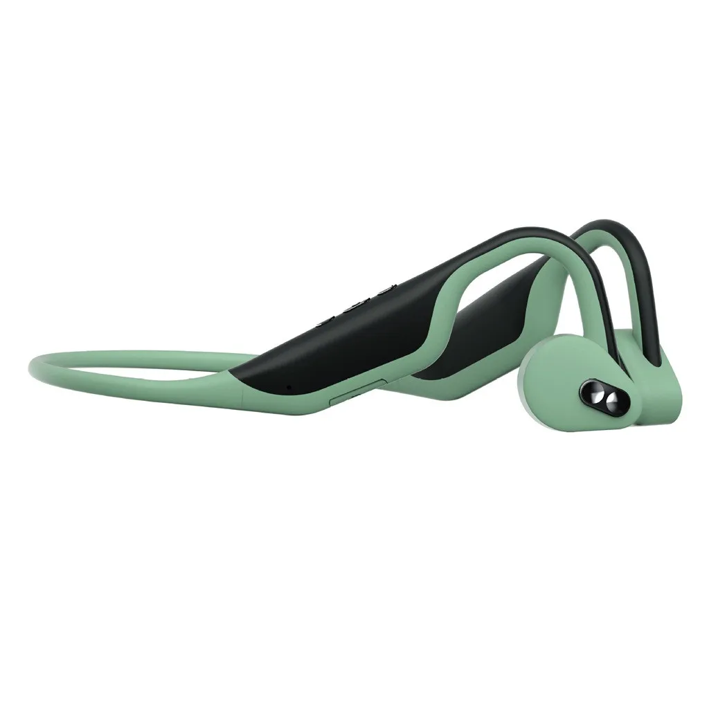 

Wireless Bone Conduction Bluetooth V5.0 Sports Headset IP56 Waterproof Extra Long Duration Ultra High Sound Quality