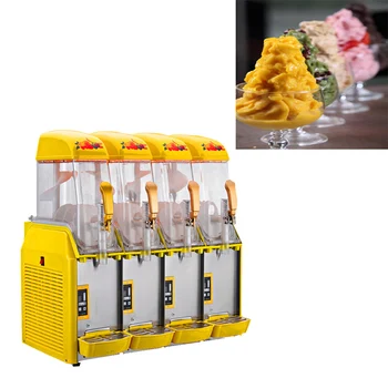 

Four tanks of independent temperature control snow melting machine large capacity cold drink machine smoothie machine