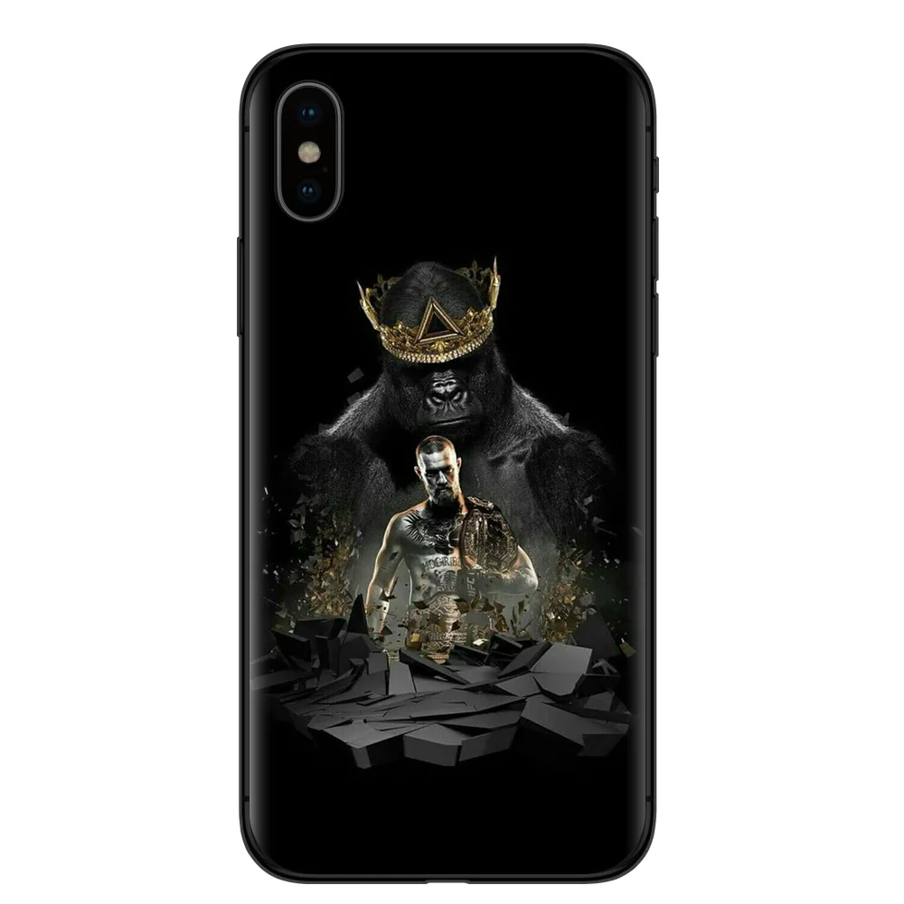 RUIXKJ Conor McGregor Gold King чехол для телефона для iphone 6 6S Plus Мягкая силиконовая задняя крышка для iphone X 8 7 Plus 5 5S SE Fundas