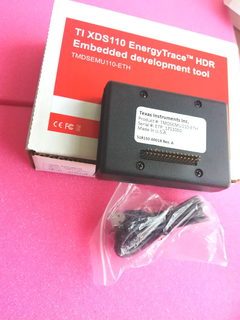 Для TMDSEMU110 ETH XDS110 EnergyTrace отладки штекер датчика в эмулятор