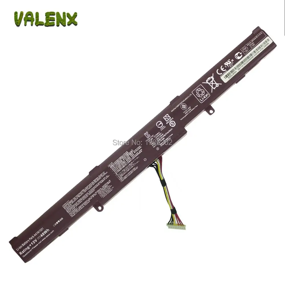 Аккумулятор для ноутбука A41N1501 A41LK9H ASUS ROG GL752VW N552V N552VX N752VX T4108D N551VW|battery for asus|asus rog