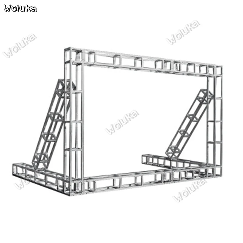 5*3 м оцинкованная трубка с квадратным сечением фермыэтапе для рекламной выставки frame фоновая рамка стали CD05 W03