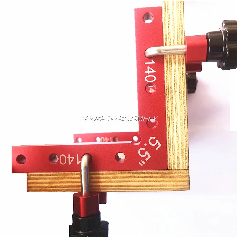 

Square ruler, carpentry panel fixing clip, 90 degree right angle locating ruler, woodworking tools