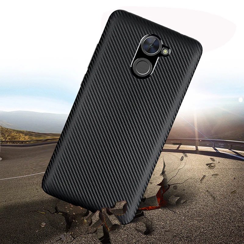 carbon fiber silicone case huawei y7 2017 y7 prime (8)